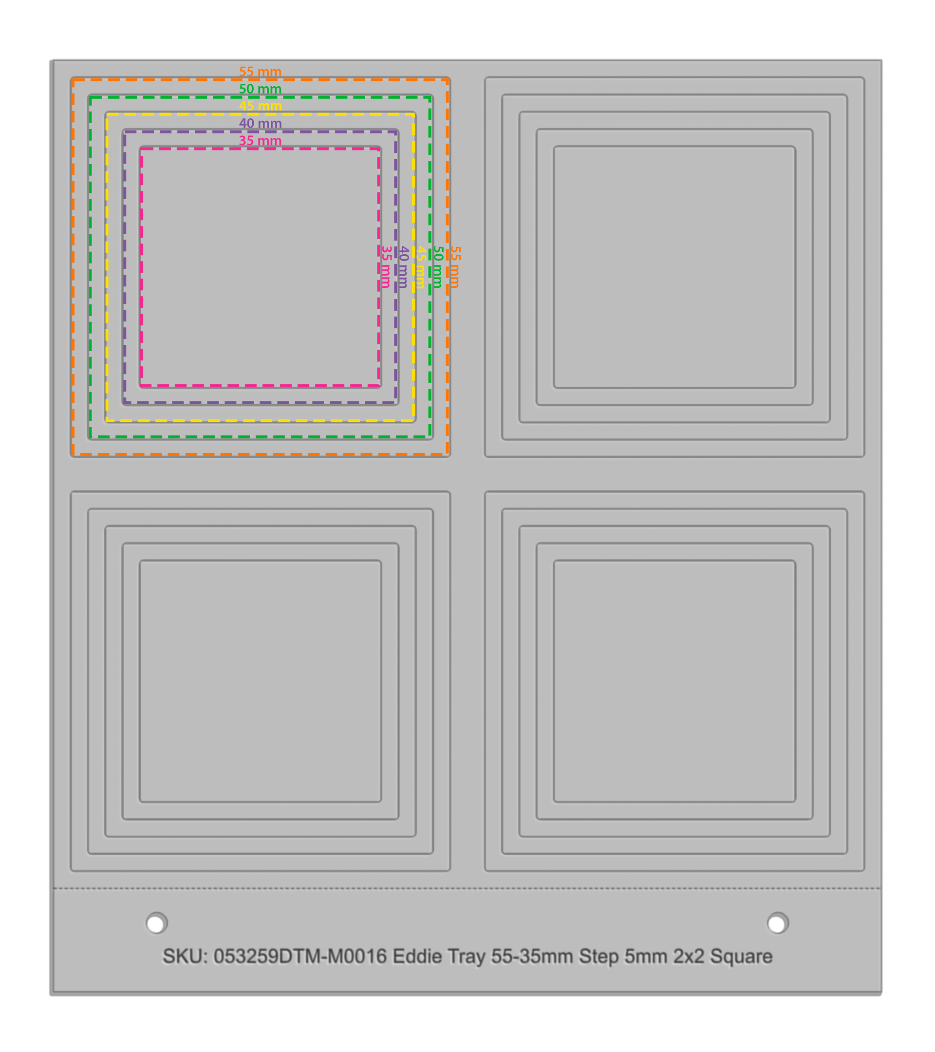 DTM Eddie Manual Trays