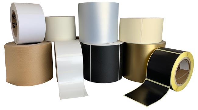 DTM LF140e / OKI 1040/1050 Label Roll – 3" Inner / 8" Outer Diameter