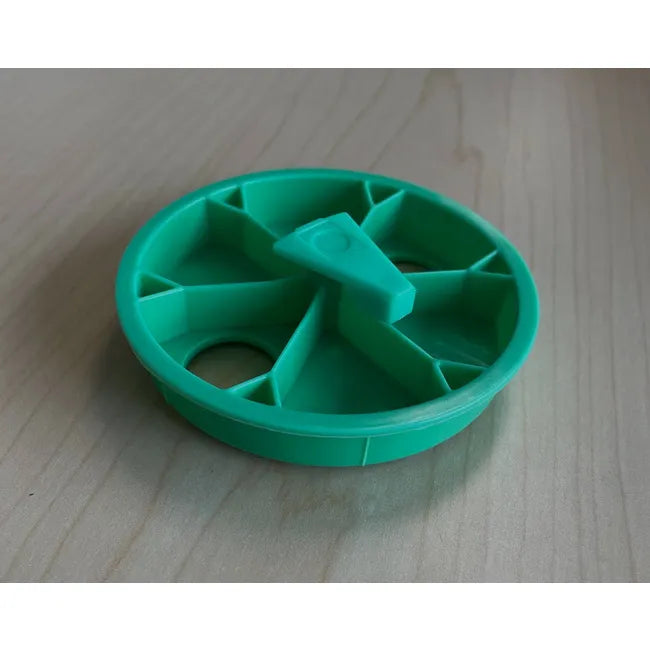 Replacement LX600/LX610 Green Blank hub for Pre-Die-Cut