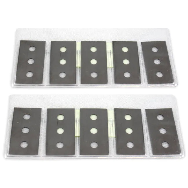 FX1200e Slitting Blades 0,3mm titanium coated, package of 10