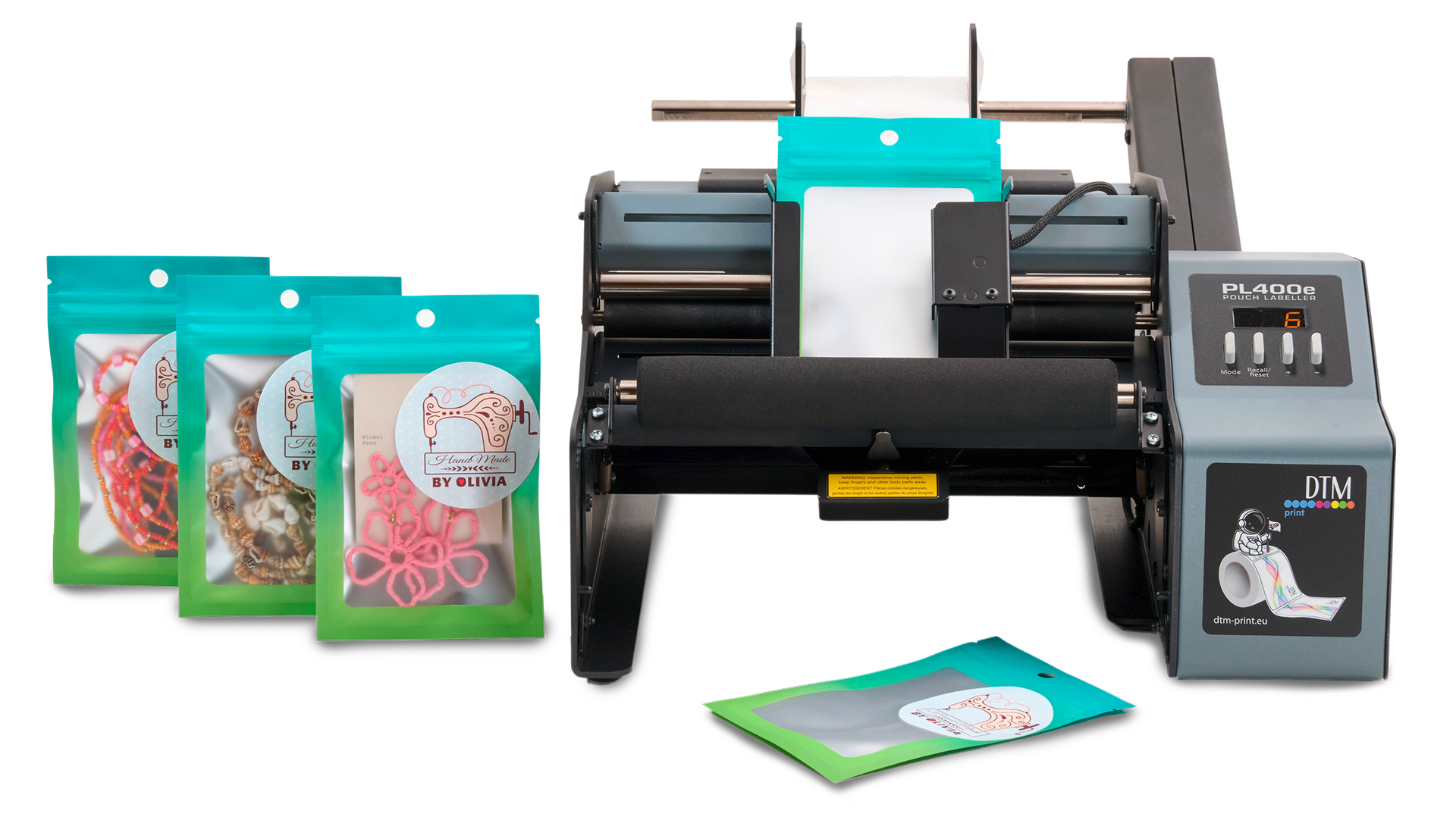 PL400e Beutel-Etikettierer